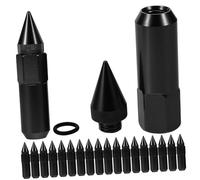 MAGICLULU 20 Piezas De Tuercas De Cubo para Rueda De Coche Tapacubos para Rueda De Coche Tapacubos para Rueda Accesorios para Rueda De Coche Tapacubos Cromados Tapacubos para Tuercas