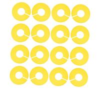 MAGICLULU 20 Piezas Divisores Redondos para Armario Organizadores de Ropa con Marcadores de Talla Escribibles para Perchas y Racks Separadores de para Ordenación de Prendas