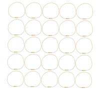 MAGICLULU 200 Piezas Cordón de Bola de Navidad Cuerda para Colgar Adornos Etiquetas Colgantes Bolas navideñas Colgantes navideños Suministros para Fiestas Sujetadores de Bricolaje poliéster
