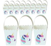 MAGICLULU 25 Cajas de Dulces de Papel Unicornio para Fiestas de Cumpleaños, Ligeras y Prácticas para Almacenar Pequeños Objetos en Celebraciones