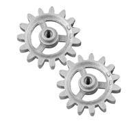 MAGICLULU 2piezas Engranajes Giratorios Para Asador Herramientas De Bricolaje Para Barbacoa Engranajes Metálicos Para Parrilla Para Asar Brochetas Exteriores