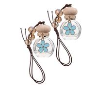 MAGICLULU 2piezas Frasco De Perfume Para Coche De Botellas Difusoras Colgantes Para Coche De Vidrio Difusor De Aroma Para Aromaterapia El Interior Del