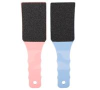 MAGICLULU 2piezas Raspador de Pies Doble Cara con Mango Curvo Lijadora Manual para Callos y Piel Muerta Plástico Ergonómico para Uso en Ducha para Cuidado Diario