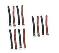 MAGICLULU 3 Juegos Accesorios para Cestas De Coche. Cestas Mimbres Cesta Bicicleta Fundas De Almohada De Seda Cesta De Bicicleta Desmontable Manos Correas para Bicicletas Cuero 2 Pares * 3