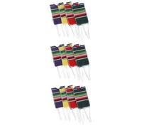 MAGICLULU 3 Juegos Conjunto De Botella De Vino Mexicano Ponchos Poncho De Lluvia Botella De Cerveza Cubierta De Poncho para Decoraciones De Fiesta del Cinco De Mayo Serapes 4 Uds * 3