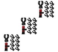 MAGICLULU 3 Juegos De Botella Pinzas para Candelabros Portabotellas Individual Clips De De Servicio Clips De Seguridad para Velas De Botella El Plastico Black 9 Uds * 3