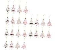 MAGICLULU 3 Juegos Decoración del Árbol De Navidad Decoraciones Adornos Christmas Tree Xmas Tree Colgantes del Árbol De Navidad Decoración Colgante De Navidad El Plastico 8 Uds * 3