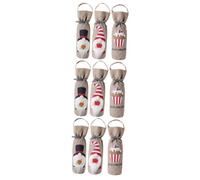 MAGICLULU 3 Juegos Tapa De Botella De Vino Navideños Christmas Copas De Vino Bolsas De Botella Tapas De Botellas De Vino Reutilizables Tapas De Botellas De Navidad 3 Piezas * 3