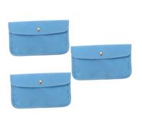 MAGICLULU 3 Piezas Bolsa De Almacenamiento Portátil Cajas Organizadoras De Polivinilo Cosa Bozal