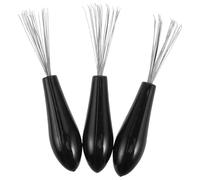MAGICLULU 3 Piezas De Removedor De Polvo Para Cepillos De Pelo Peine Limpiador Rastrillo Limpiador Peine Accesorio De Limpieza Para Cepillos De Pelo Herramienta Limpiadora Para