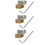 MAGICLULU 3 Piezas Excéntrico Accesorios De Máquina Rueda Excéntrica Ajustable Llave De Tubo Hexagonal De 1,5 Mm Golden