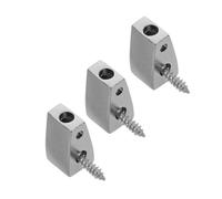 MAGICLULU 3 Piezas Headless Guitar Locking Nut Brass String Lock For Electric Bass Guitar Replacement Parts Anti-slip Accessories