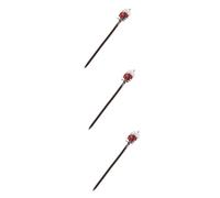 MAGICLULU 3 Piezas Horquilla De Madera Pelo Antiguo Accesorios Para El Cabello De Flores Pinzas Para El Cabello Palos Púas Palo De Pelo Con Estilo Perder Estilo Chino Ágata Caminar