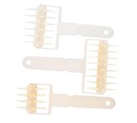 MAGICLULU 3 Piezas Rodillos de Masa para Pastelería con Púas Plásticas Herramienta Manual para Hacer y Evitar Ampollas Masa de Pizza Pan Galletas y Tartas Uso Profesional y Doméstico
