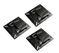 MAGICLULU 3 Piezas Soporte Fijo para TV LCD de 14 a 24 Pulgadas | Montaje Mural Estable, Estructura de Chapa de Acero, Diseño Negro, para Oficina y Negocio