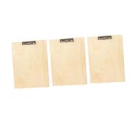 MAGICLULU 3 piezas Tabla de Dibujo de Madera con Clip de Tablero Portátil para Artistas Estudiantes y Uso Restaurante Hotel y Viaje