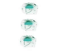 MAGICLULU 3 Piezas Tocado Para Novia Sombreros Pillbox Vintage Para Mujer Tocado De Fiesta Aro De Pelo Nupcial Tocados De Novia Para Boda Tocados Diadema Encantador Perder Cabeza De Flor