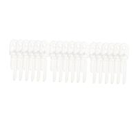 MAGICLULU 3 Series Gancho De Garrote Fijación Ciego Vertical Manos Punta De Varita para Persiana Horizontal Herrajes para Persianas Gancho De Barra Ciega El Plastico 12 Piezas X 3