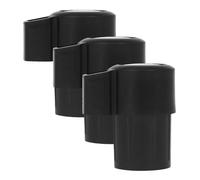 MAGICLULU 3 Tapones para Saxofón Alto Negro de Abs para Proteger Teclas y Preservar Rendimiento, Accesorios Esenciales para Saxofonistas Profesionales