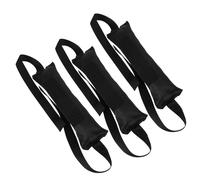 MAGICLULU 3 Varillas Rizadoras Jumbo sin Calor para Cabello Grueso y Largo, Rulos Suaves Nocturnos sin Daño, Set de Peinado en Casa y Viaje, Color Negro, Rizador de Cinta para Rizos