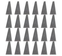 MAGICLULU 30 Piezas Cuñas Triangulares de Acero al Carbono para Construcción y Hogar Instalación Rápida y Refuerzo, Mango Triangular para Talar Árboles y Herramientas