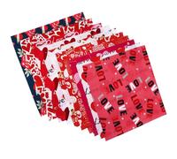 MAGICLULU 30 Piezas de Tela para Manualidades DIY Patchwork de 25X25 CM Tela Suave para Acolchado y Costura para San Valentín Adecuado para Proyectos Creativos