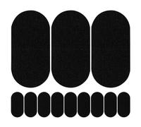 MAGICLULU 30 Tiras Bucales Transpirables para Dormir Antirronquidos para Adultos, Adhesivo de Tejido Negro que No se Cae, Mejora la Respiración Nasal Noche