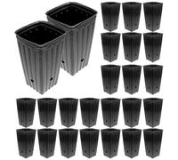 MAGICLULU 30 Vasos para Vivero de Cítricos Macetas de Inicio para Viveros 10x20 Cm Vasos Nutricionales para Plántulas Macetas de Propagación para Jardinería y Cultivo en Interior y Exterior
