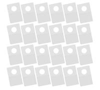 MAGICLULU 300 Pestañas Adhesivas Autoadhesivas Transparentes de Pvc, Ganchos Autoadhesivos Redondos 38x26x0,2 Mm para Exhibición Minorista y Organización Hogar