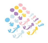 MAGICLULU 300 Piezas De Confeti Para Decoración De Bodas Fiestas Despedidas De Soltera Novias Sirenas Compromisos Dulces Despedidas De Soltera Ángel Mesa De Boda Para Revelar
