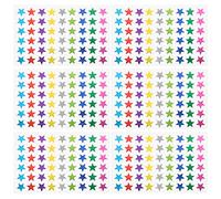 MAGICLULU 30hojas Pegatinas De Estrellas Auto Adhesivas De Pegatinas Para Recompensas Infantiles Decoraciones Escolares Coloridas y Removibles De Calcomanías Para Planificadores y Manualidad
