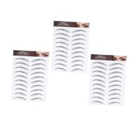 MAGICLULU 3hojas Pegatinas Impermeables para Cejas de Efecto Pelo de Cosméticos para Cejas Postizas Herramienta de Maquillaje para Laminado