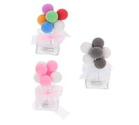 MAGICLULU 3piezas Botella de Globo de Confesión para Coche Frascos de Perfume Vacíos Globos Decorativos para Contenedores de Aceite Esencial y Almacenar Perfumes