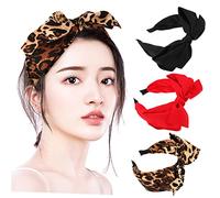 MAGICLULU 3piezas Diadema De Mujer Lazo Chic De Decoración Para Fiesta Accesorio De Cabello Elegante
