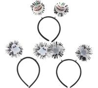 MAGICLULU 3piezas Diadema De Murciélago Que Brilla La Oscuridad Accesorio Cabello Espeluznante y Adorable Adultos Diadema De Fiesta Para Cosplay Truco o Trato y Decoración Festiva