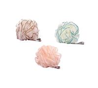 MAGICLULU 3piezas Esponjas De Baño De Bolas De Baño Bolas De Ducha Flores De Para Frotar Estropajos De Ducha De Malla Suave y Resistente