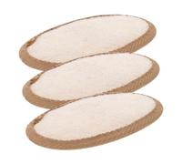 MAGICLULU 3piezas Exfoliante De Baño De Lufa Esponjas Corporales Para Ducha Discos Exfoliantes De Lufa Estropajos Corporales El Hogar