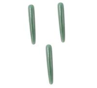 MAGICLULU 3piezas Rodillo Facial De Jade Para Masaje Antienvejecimiento Herramienta De Cuidado Para Hinchazón y Enrojecimiento Para Relajar y Revitalizar