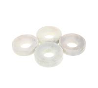 MAGICLULU 4 Almohadillas de Jade para Moxibustión, Esterilla Base Aislante Térmica Resistente al Calor, Cojín de Moxibustión Azul Verdoso para Terapia Herbal en Hogar, Set Económico