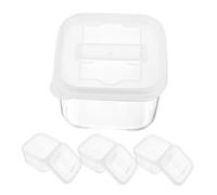 MAGICLULU 4 Cajas De Recipientes Para Recipientes Para Muestras Con Tapa Recipientes Pequeños Para Alimentos Recipientes Para Muestras De Laboratorio Mini Recipientes