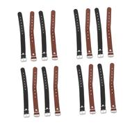 MAGICLULU 4 Juegos Accesorios para Cestas De Coche. Jaulas Reforzar Atar Cestas Mimbres Cesta Bicicleta Correa De Cesta De Ciclismo para Pieza De Bicicleta para Cuero 2 Pares * 4