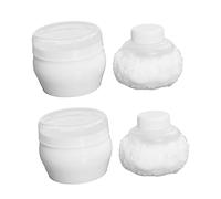 MAGICLULU 4 Juegos Talco Para Bebés Esponjas Faciales Soplo De Polvo Corporal Traje Esponja De Baño Para Niños Esponja De Polvo Corporal Baños Automático Niño Pequeño Cosmético Pelusa