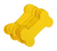MAGICLULU 4 Paquetes Papel de Luto para Perros Forma de Hueso, Amarillo | Diseño Único, Estilo Moneda Ancestral Innovador, para Tributo y Funeral