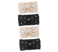 MAGICLULU 4 Piezas Diadema Tejida Con Diadema Decorativa Diadema Trenzada Hacer Diadema De Araña Para Mujer Invierno Tocado De Navidad Hilo De Las Mujeres Pestaña Sombrerería