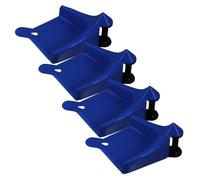 MAGICLULU 4 piezas Guías para Manguera de Lavado de Coches Rodillos de PP Resistentes Protección para Neumáticos y Desgaste Garajes y Lavados Comerciales
