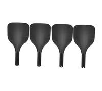 MAGICLULU 4 Piezas Mascara De Cabello Protector De Peluqueria Accesorio Para Peinar El Cabello Peluquero De Salón Rociar Destacar Accesorios De Peluqueria Cortes De Cabello Black El Plastico