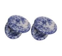 MAGICLULU 4 Piezas Piedra Descompresión Niños Tranquilos Mini Cristales Piedra Masaje Para Presion Piedra Del Pulgar Del Hogar Boda Piedras Bola Lavadora Para Sanar Piedra Natural