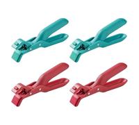 MAGICLULU 4 Piezas Pinzas Antideslizantes para Cuencos y Platos de Clips de Silicona Antiescaldaduras para Cocina Agarre Seguro para Microondas Freidora de Aire y Ollas Accesorios Prácticos