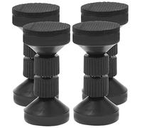 MAGICLULU 4 Piezas Prevención De Caída De Muebles Topes De Cabecero Para Pared Soportes De Cabecera Para Marco De Cama De Metal Estructura De Diván Cama De Pared Poseedor La Cama El Plastico