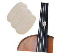 MAGICLULU 4 piezas Protector Puente Violín Almohadillas de Natural para Cuerdas Accesorios Reemplazo Partes Instrumentos Evita Daño y Prolonga Vida del Puente